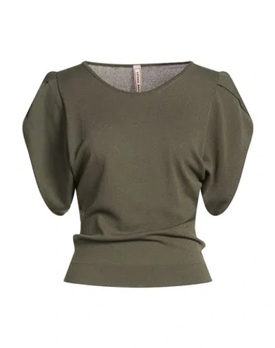 Antonio Marras Woman Sweater Military Green Size L Viscose, Polyamide