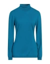 Antonio Marras Woman Turtleneck Deep Teal Size L Virgin Wool In Green