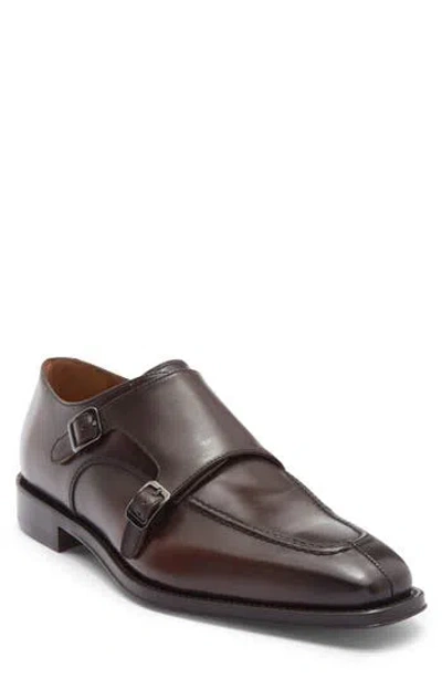 Antonio Maurizi Double Monk Strap Shoe In Brown