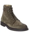 Antonio Maurizi Lace-up Suede Boot In Multi