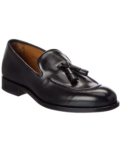 Antonio Maurizi Leather Loafer In Black