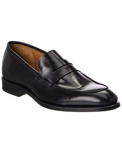 Antonio Maurizi Leather Loafer In Black