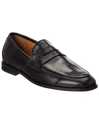 Antonio Maurizi Leather Loafer In Purple