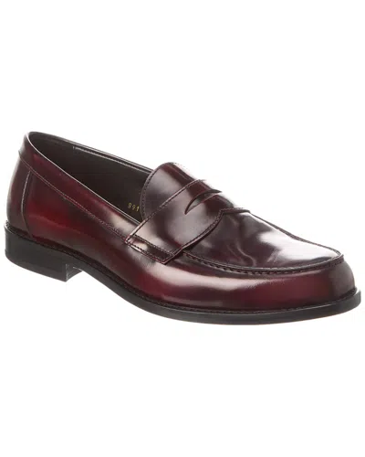 Antonio Maurizi Leather Loafer In Brown