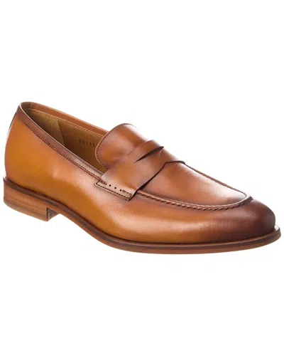 Antonio Maurizi Leather Loafer In Brown