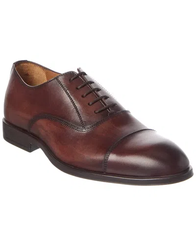 Antonio Maurizi Leather Oxford In Brown