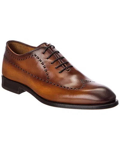 Antonio Maurizi Leather Oxford In Brown