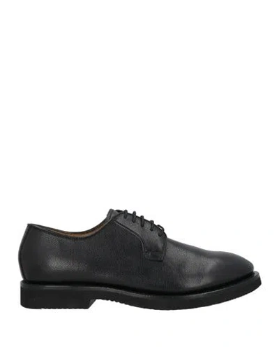 Antonio Maurizi Man Lace-up Shoes Black Size 8 Leather