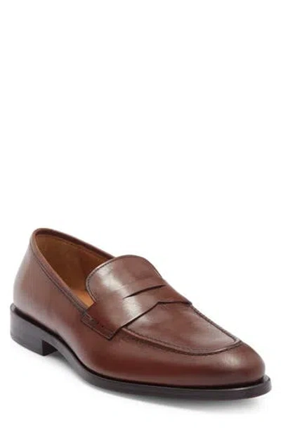 Antonio Maurizi Penny Loafer In Brown