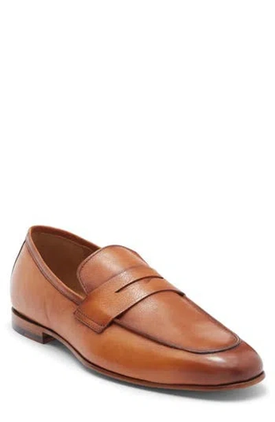 Antonio Maurizi Penny Strap Loafer In Brown