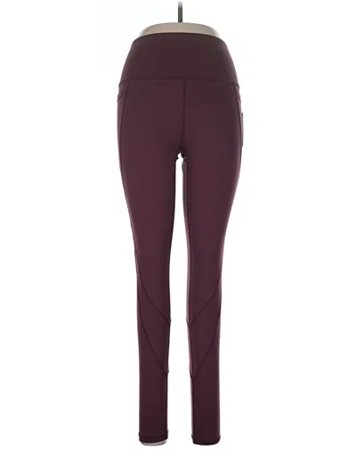 Pre-owned Antonio Melani Active Pants In Burgundy