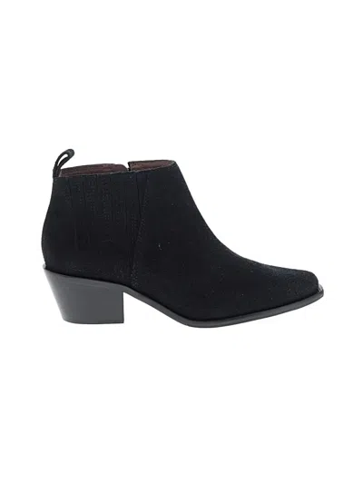 Pre-owned Antonio Melani Ankle Boots In Black