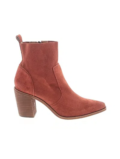 Pre-owned Antonio Melani Ankle Boots In Brown