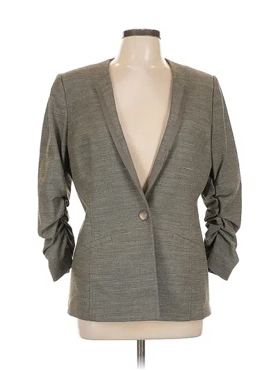 Pre-owned Antonio Melani Blazer Jacket In Gray