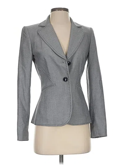 Pre-owned Antonio Melani Blazer Jacket In Gray