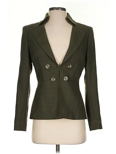 Pre-owned Antonio Melani Blazer Jacket In Green