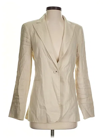 Pre-owned Antonio Melani Blazer Jacket In Ivory