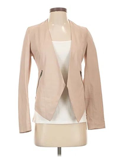Pre-owned Antonio Melani Blazer Jacket In Tan