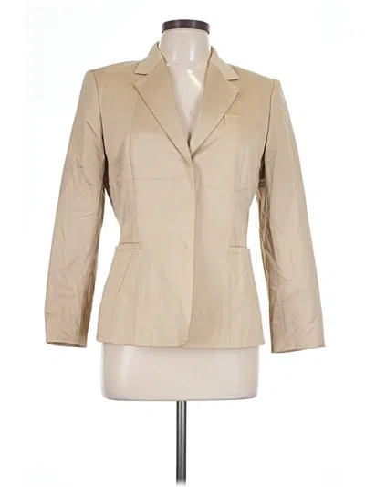 Pre-owned Antonio Melani Blazer Jacket In Tan