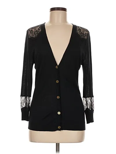 Pre-owned Antonio Melani Cardigan Sweater In Black