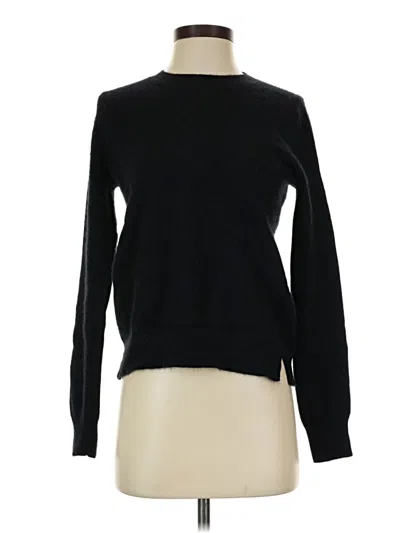 Pre-owned Antonio Melani Cashmere Pullover Sweater In Black