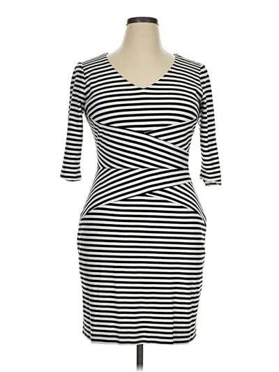 Pre-owned Antonio Melani Casual Dress In Black