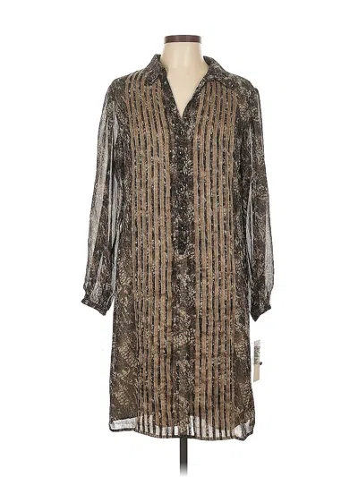 Pre-owned Antonio Melani Casual Dress In Brown