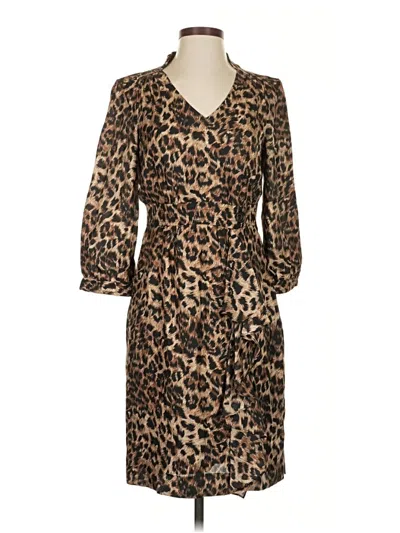 Pre-owned Antonio Melani Casual Dress In Brown