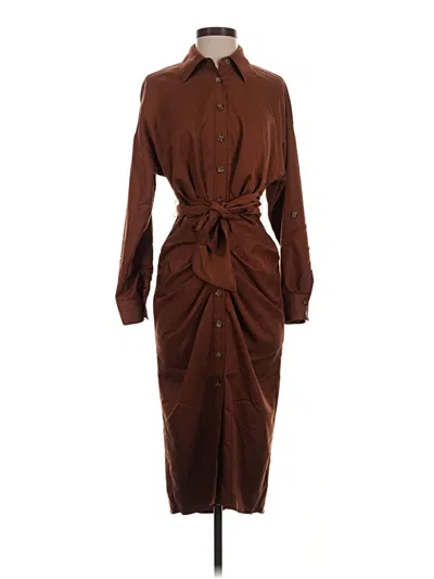 Pre-owned Antonio Melani Casual Dress In Brown