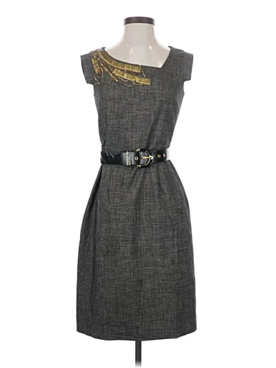 Pre-owned Antonio Melani Casual Dress In Gray