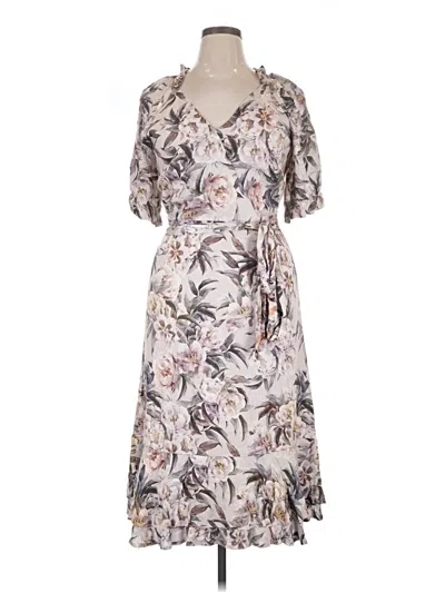 Pre-owned Antonio Melani Casual Dress In Gray