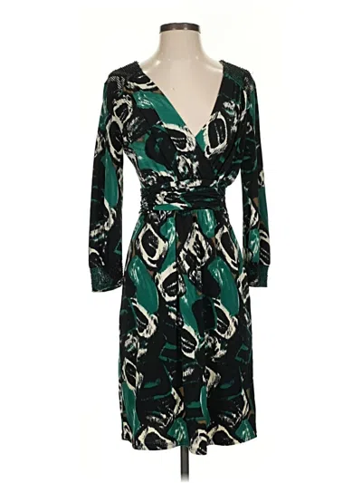 Pre-owned Antonio Melani Casual Dress In Green