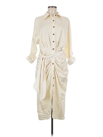 Pre-owned Antonio Melani Casual Dress In Ivory