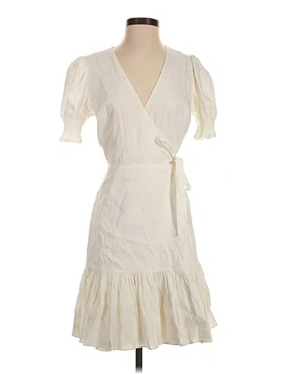 Pre-owned Antonio Melani Casual Dress In Ivory