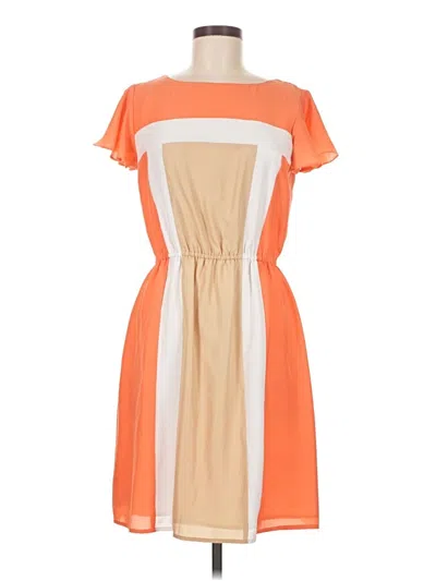 Pre-owned Antonio Melani Casual Dress In Orange