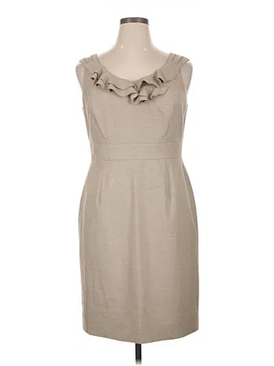 Pre-owned Antonio Melani Casual Dress In Tan