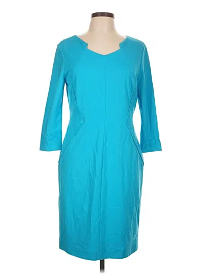 Pre-owned Antonio Melani Casual Dress In Teal