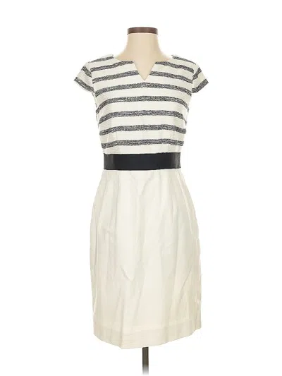 Pre-owned Antonio Melani Casual Dress In White