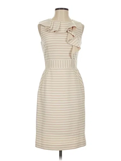 Pre-owned Antonio Melani Casual Dress In White