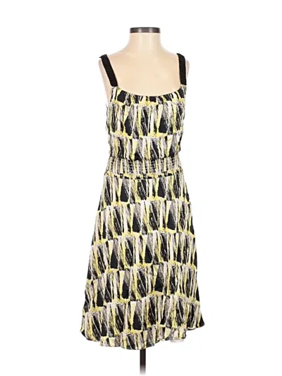 Pre-owned Antonio Melani Casual Dress In Yellow