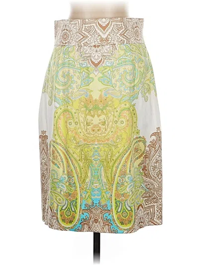 Pre-owned Antonio Melani Casual Skirt In White