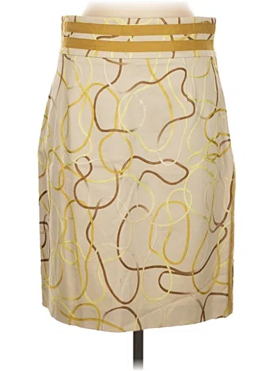 Pre-owned Antonio Melani Casual Skirt In Yellow