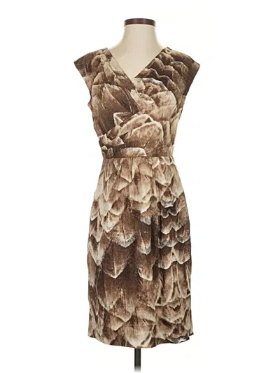 Pre-owned Antonio Melani Cocktail Dress In Brown