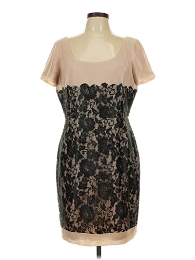 Pre-owned Antonio Melani Cocktail Dress In Brown