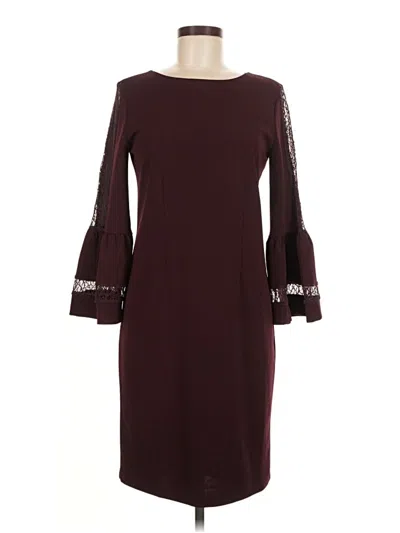 Pre-owned Antonio Melani Cocktail Dress In Burgundy