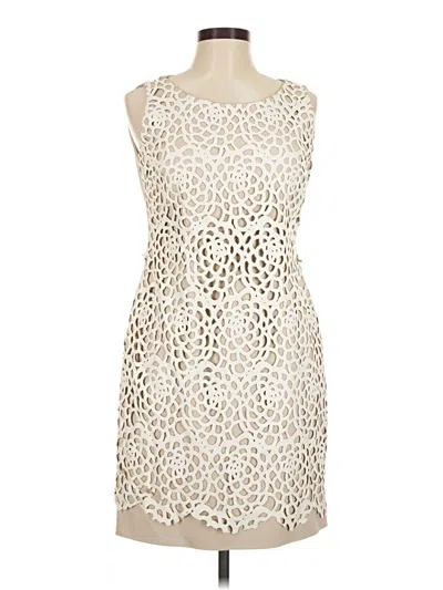 Pre-owned Antonio Melani Cocktail Dress In Ivory