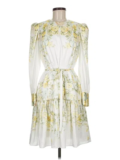Pre-owned Antonio Melani Cocktail Dress In Ivory