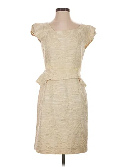 Pre-owned Antonio Melani Cocktail Dress In Ivory