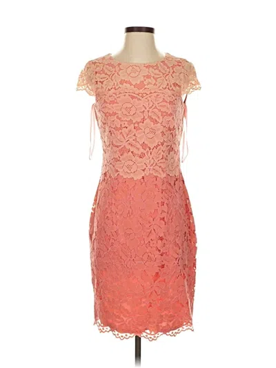 Pre-owned Antonio Melani Cocktail Dress In Orange