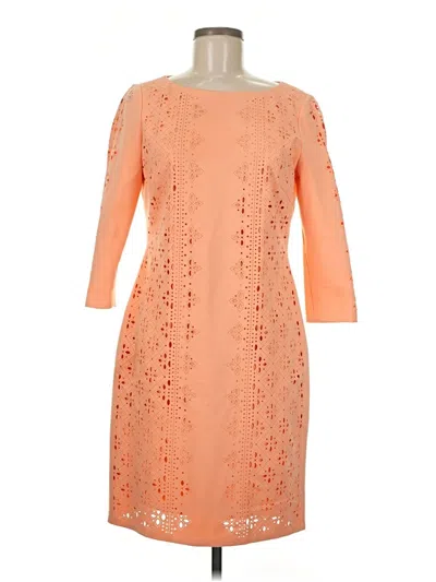 Pre-owned Antonio Melani Cocktail Dress In Orange